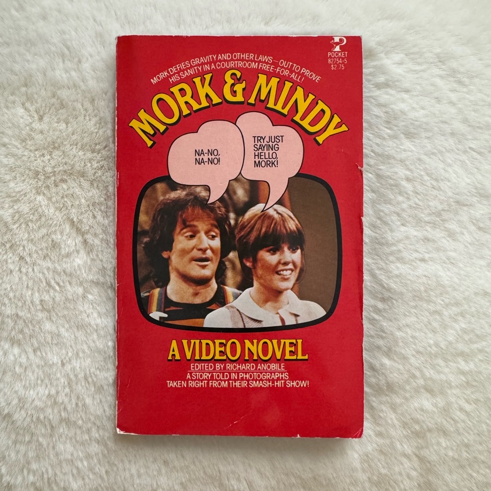 Mork & Mindy Video Novel Book